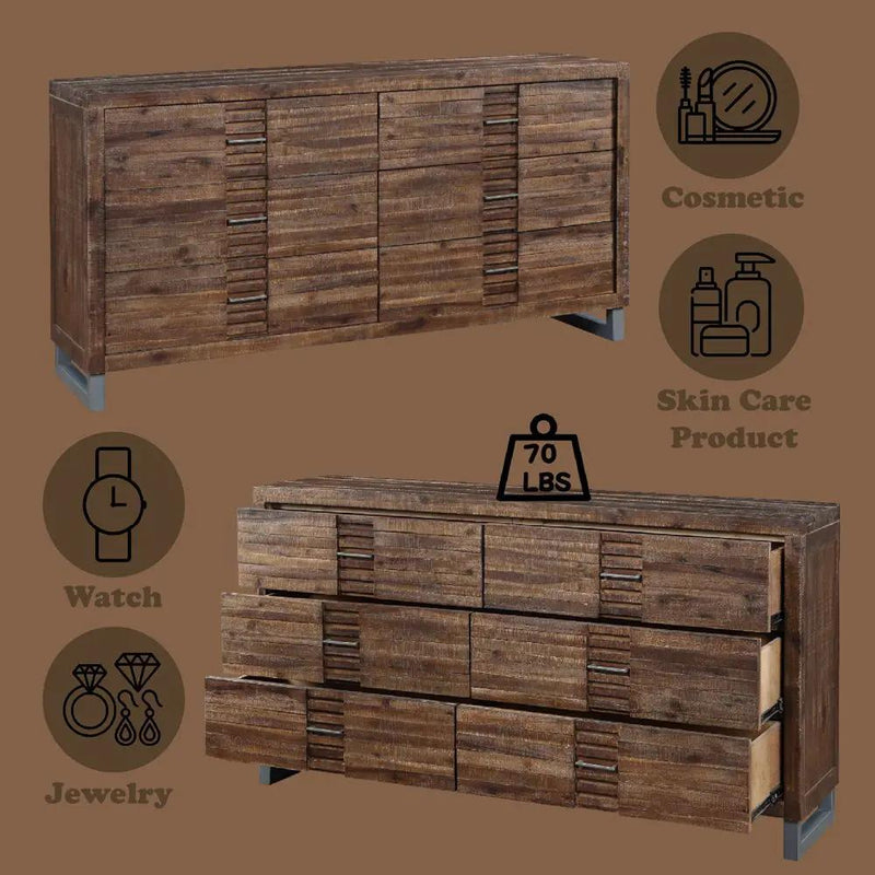Andria - Dresser - Reclaimed Oak by Unique Piece Furniture