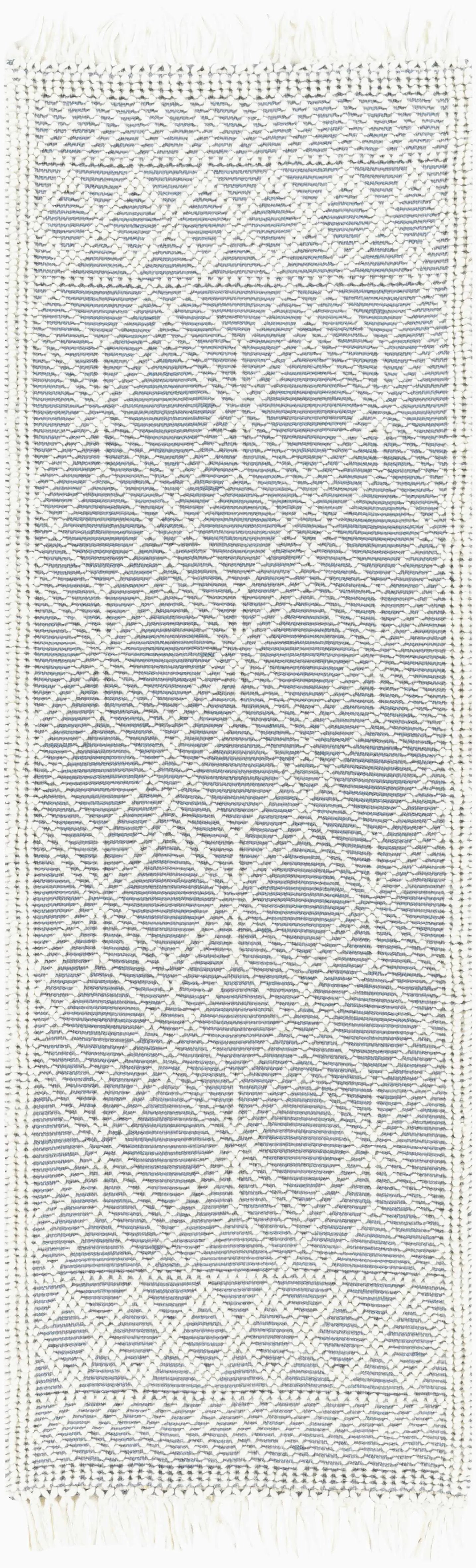 Ramsbury Ivory & Blue Area Rug by Hauteloom