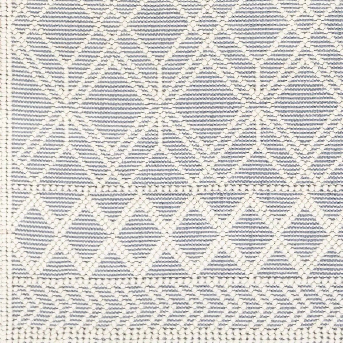 Ramsbury Ivory & Blue Area Rug by Hauteloom