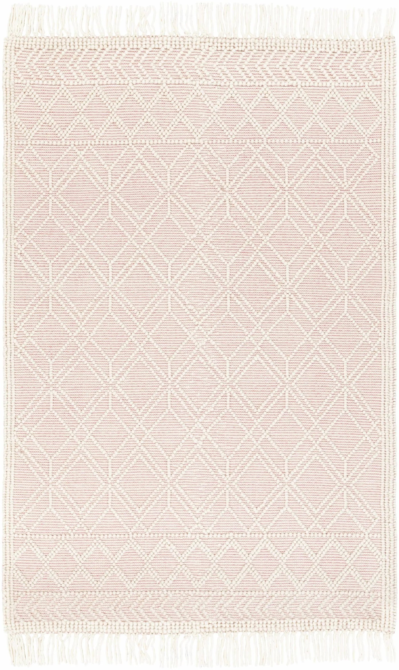 Ramsbury Pink Area Rug by Hauteloom
