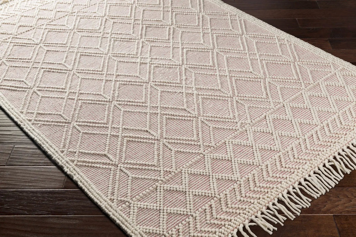 Ramsbury Pink Area Rug by Hauteloom