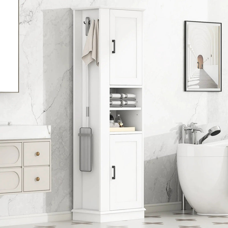Tall Bathroom Storage Cabinet by HouseOfZazla