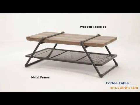 Brantley - Coffee Table - Oak & Sandy Gray by Unique Piece Furniture