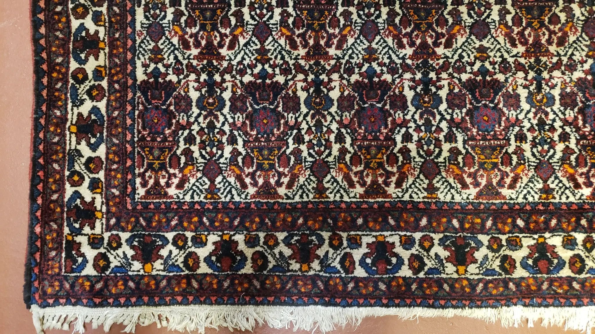 Persian Afshar Rug 3.6 x 5, Zili Sultan Pattern, Wool by Jewel Rugs