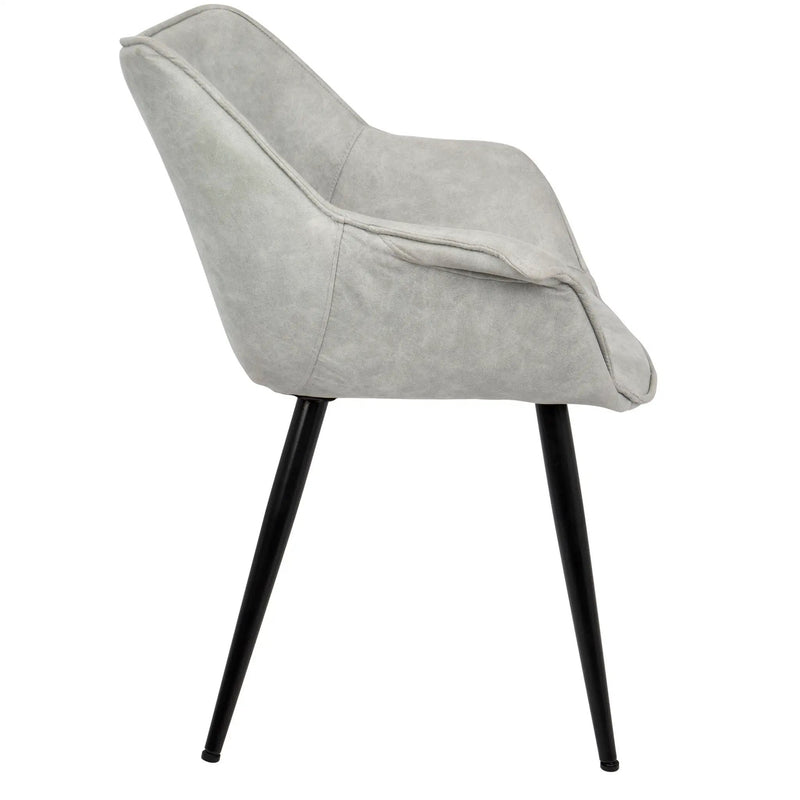 Wrangler - Industrial Chair (Set of 2) - Light Gray by HouseOfZazla