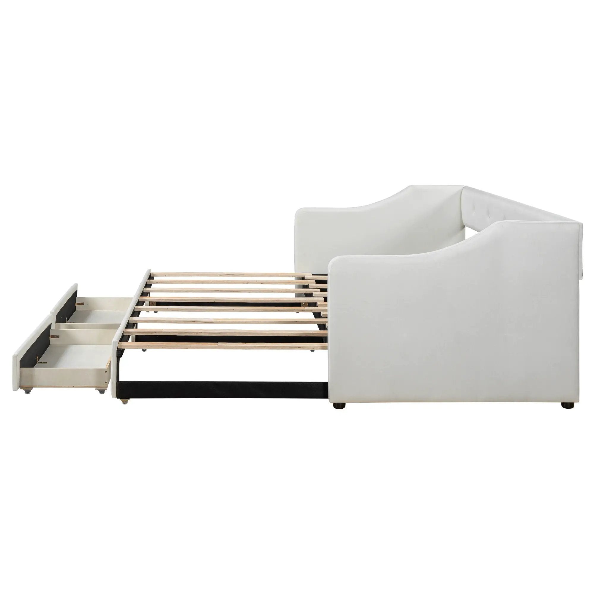 Upholstered Daybed With 2 Drawers by HouseOfZazla