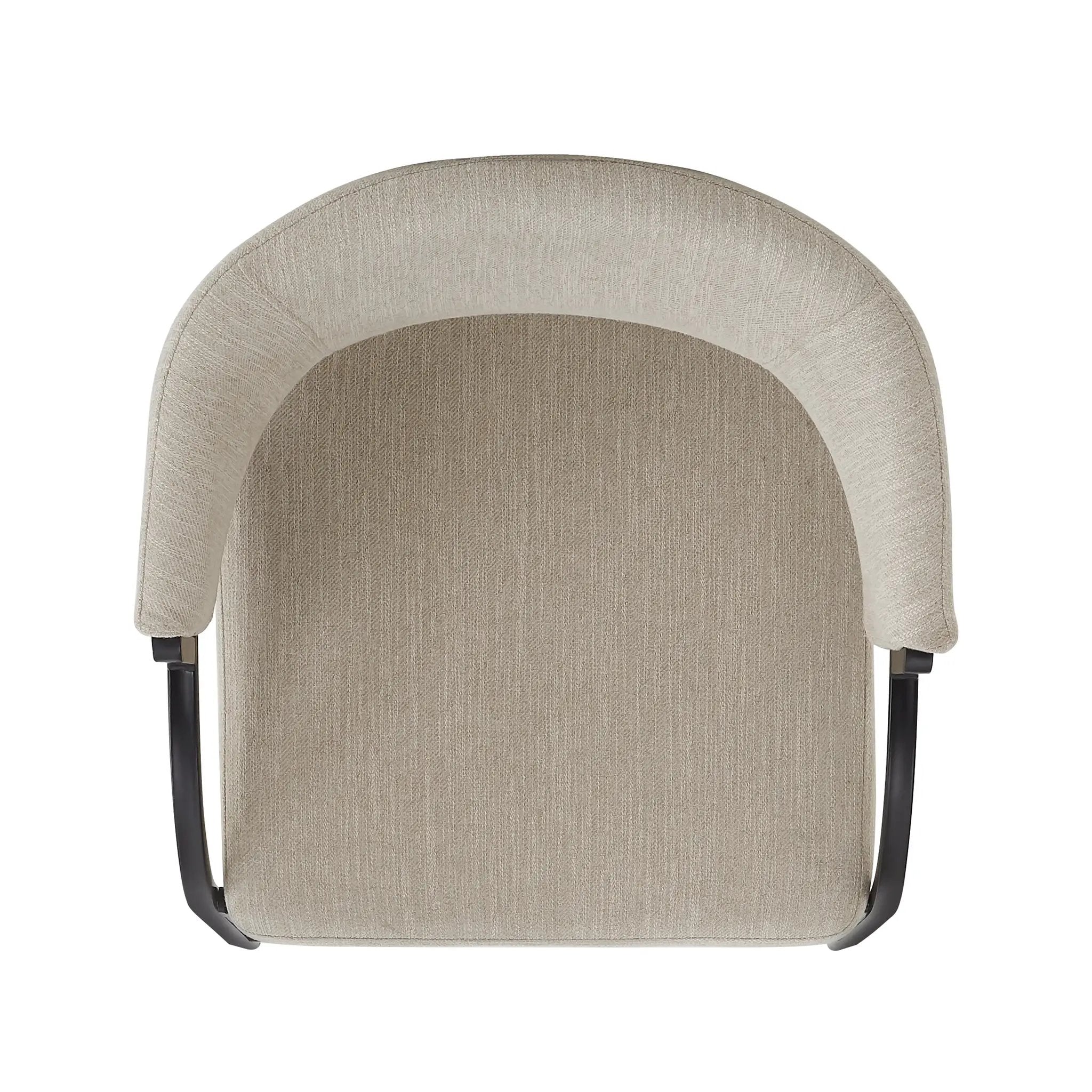 25'' Seat Height Modern Fabric Bar Stools with Back by HouseOfZazla