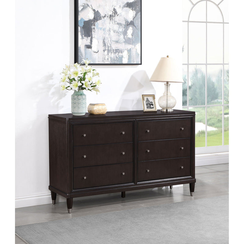 Niguel - 6 Drawer Dresser - Brown by HouseOfZazla