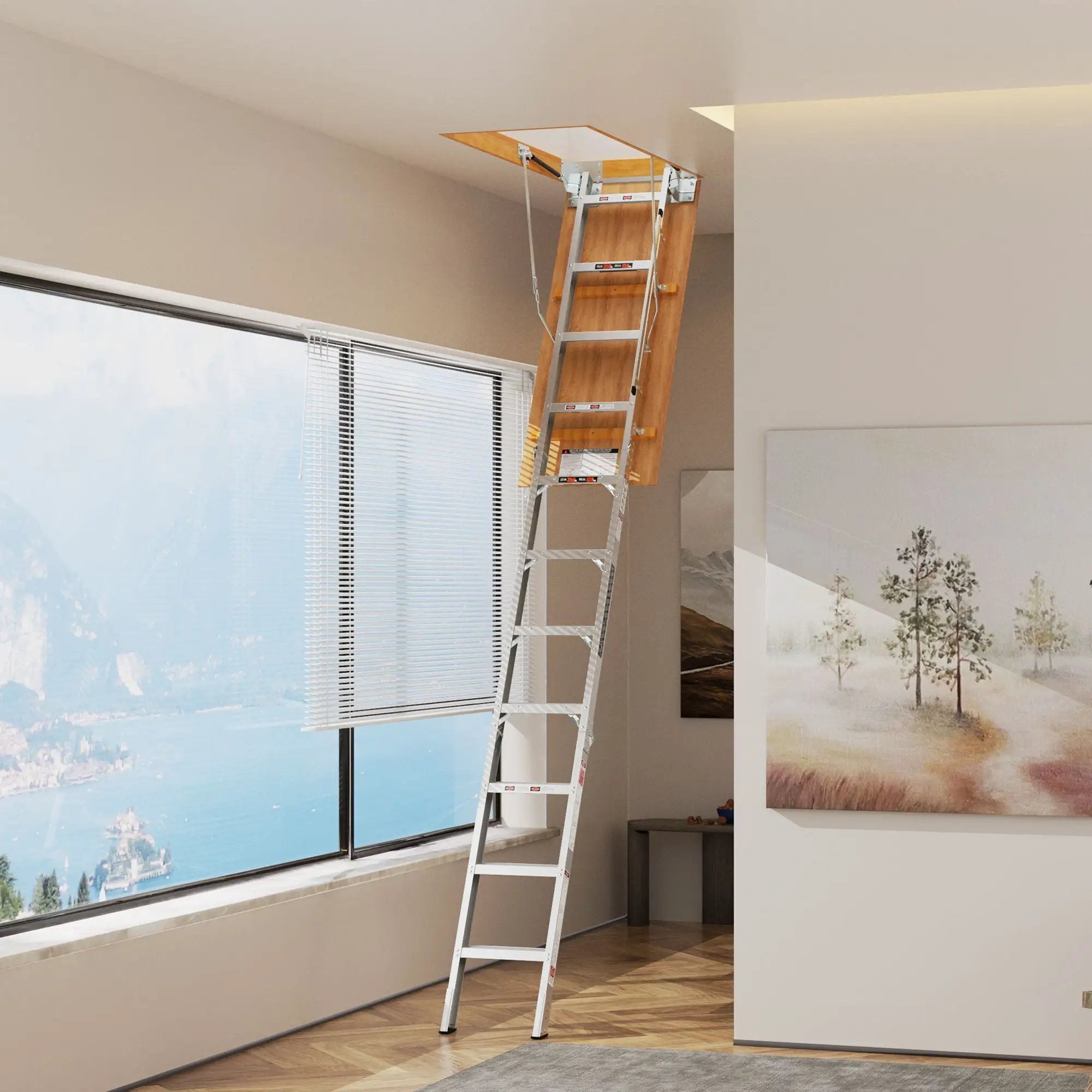 Household Aluminum Attic Ladder by HouseOfZazla