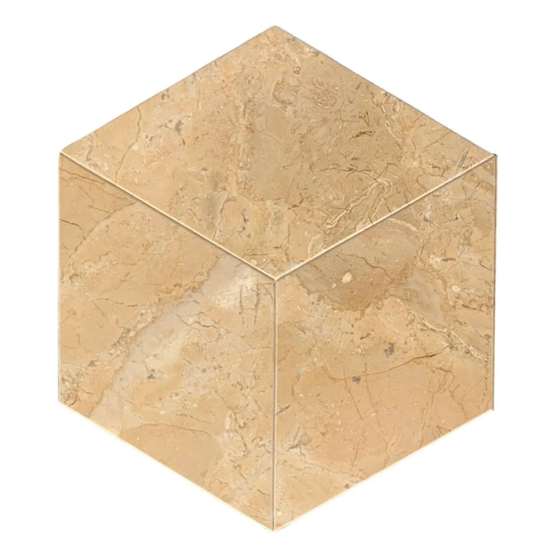 Hexagon Natural Marble Polished Tile For Wall And Floor (Set of 12) by HouseOfZazla