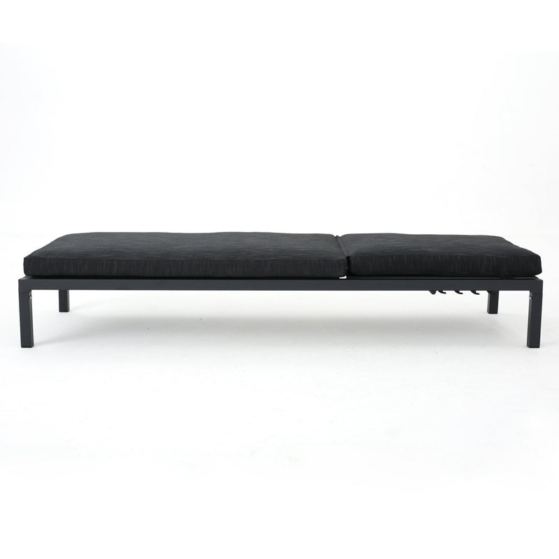 Modern Chaise Lounge With Water Resistant Fabric Cushions by HouseOfZazla