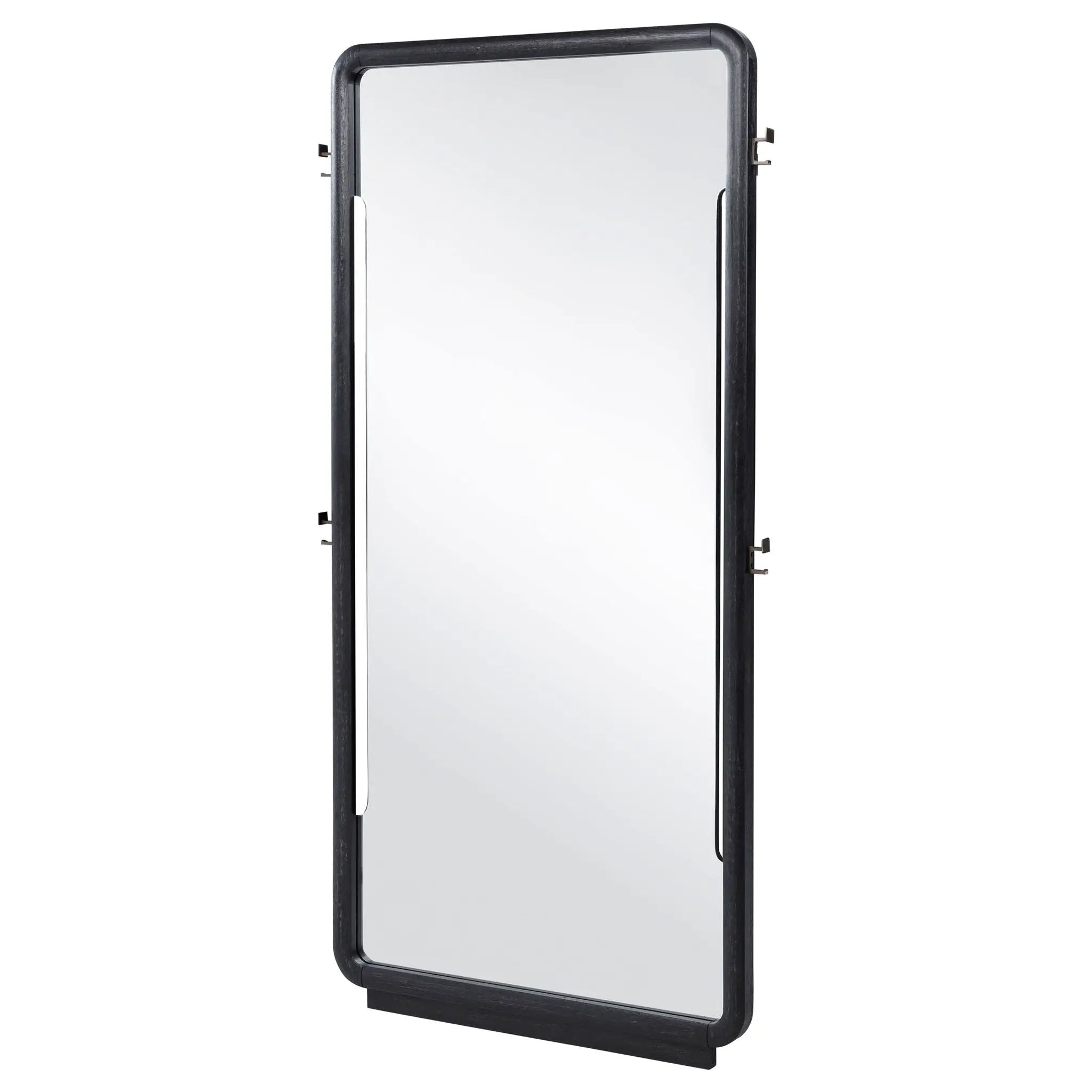 Leandro 76-inch Full Length Floor Mirror Burnished Black by Unique Piece Furniture