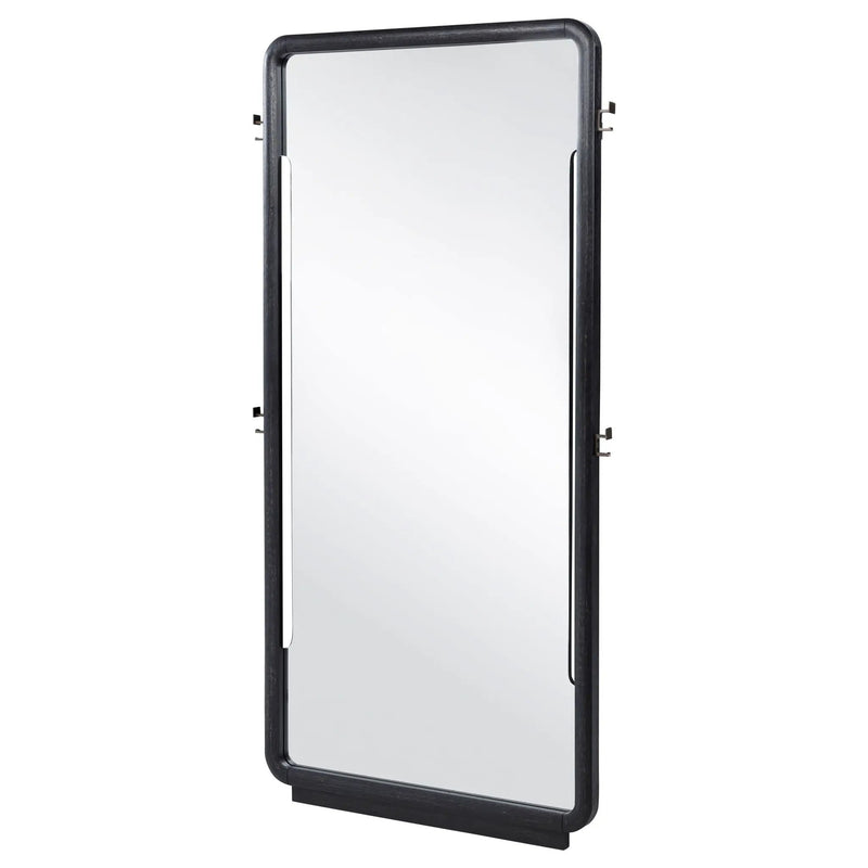 Leandro 76-inch Full Length Floor Mirror Burnished Black by Unique Piece Furniture