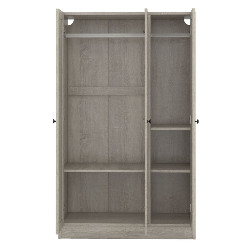 3 Door Shutter Wardrobe With Shelves by HouseOfZazla