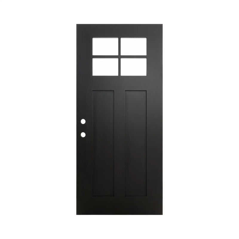 36"x80" Fiberglass Front Door with Contemporary Design by HouseOfZazla