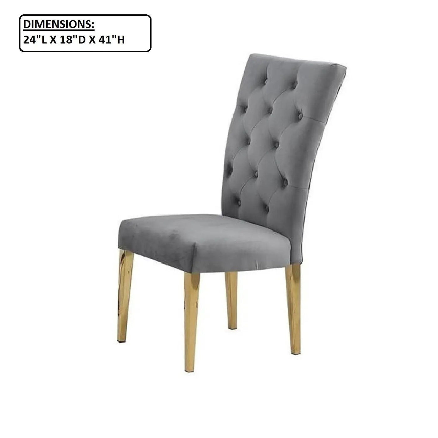 Modern Design Upholstered Dining Chair (Set of 2) by HouseOfZazla
