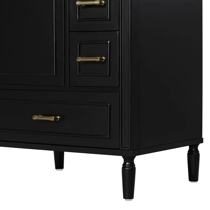 Traditional Bathroom Vanity Set With Soft Close Doors