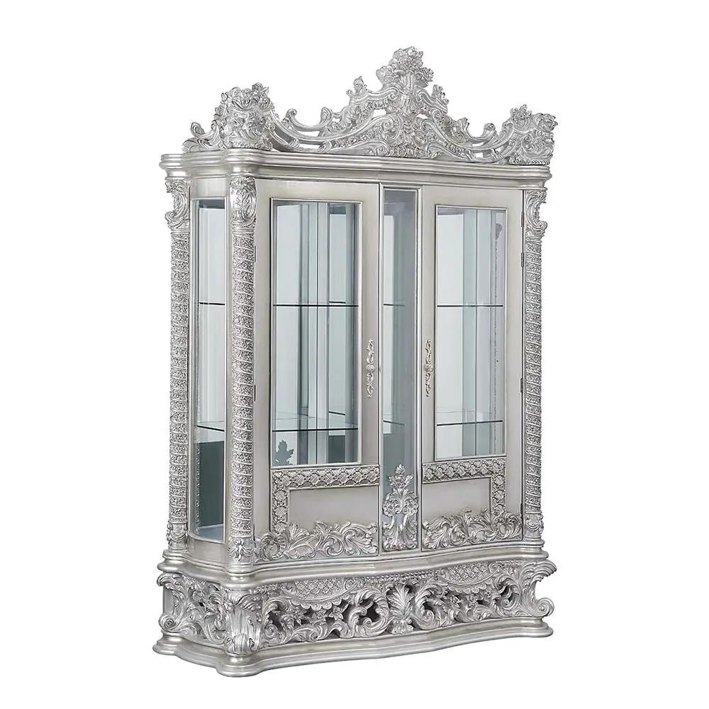 Valkyrie - Curio - Antique Platinum by Unique Piece Furniture