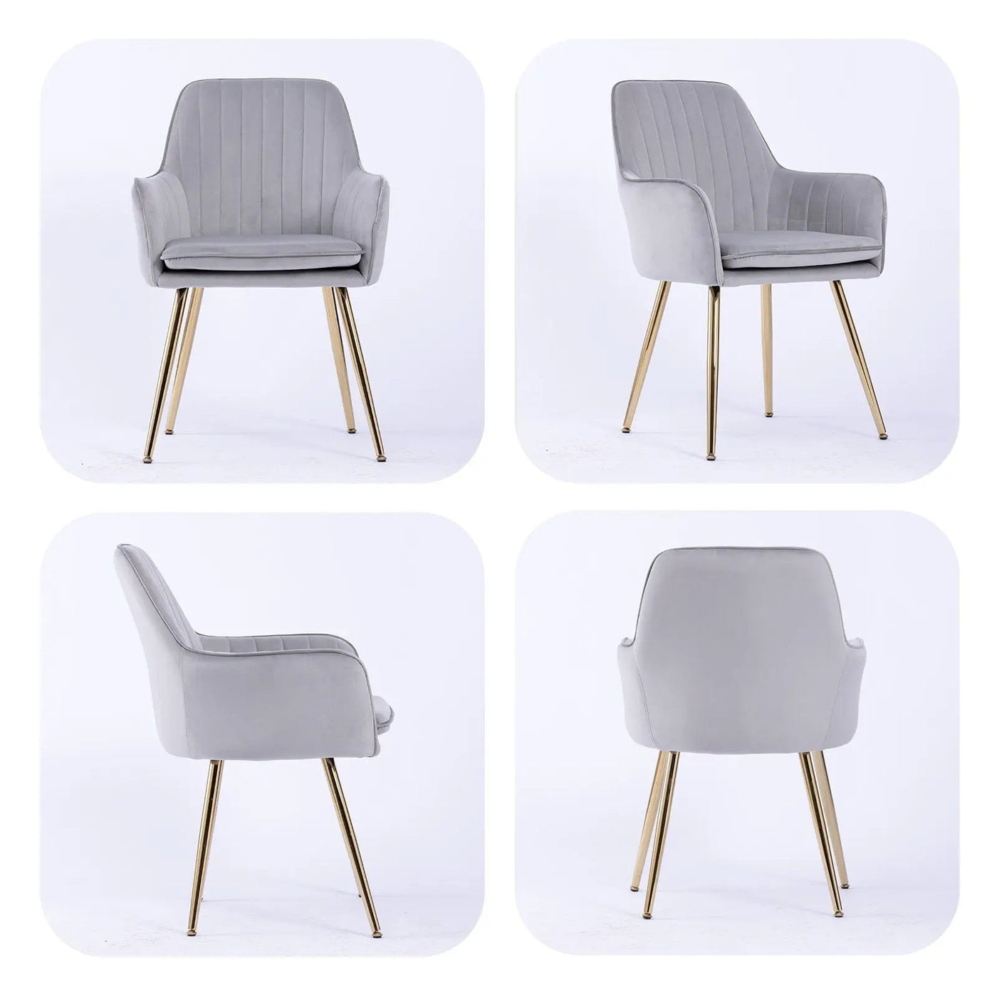 Modern Mid Back Dining Chairs by HouseOfZazla