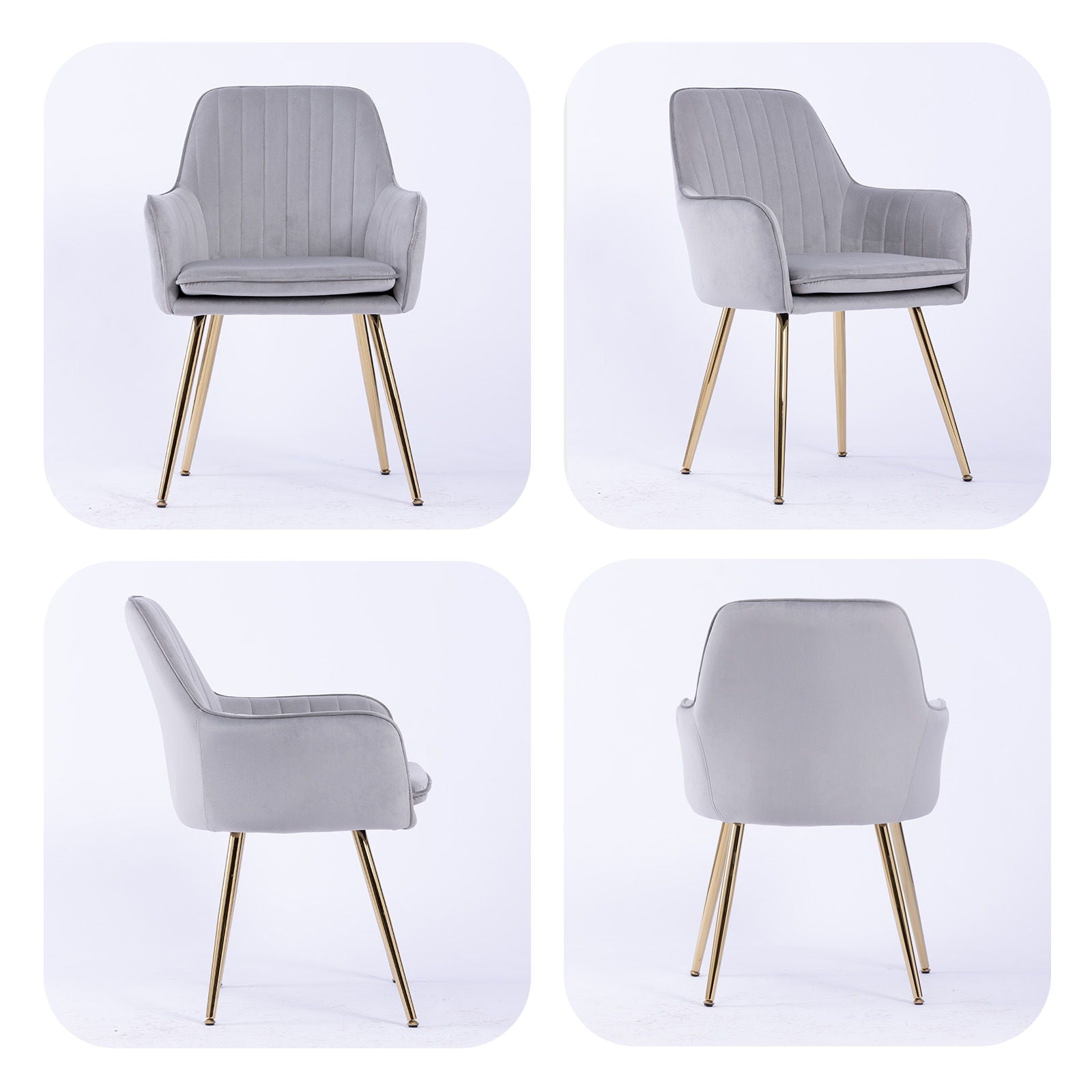 Modern Mid Back Dining Chairs by HouseOfZazla