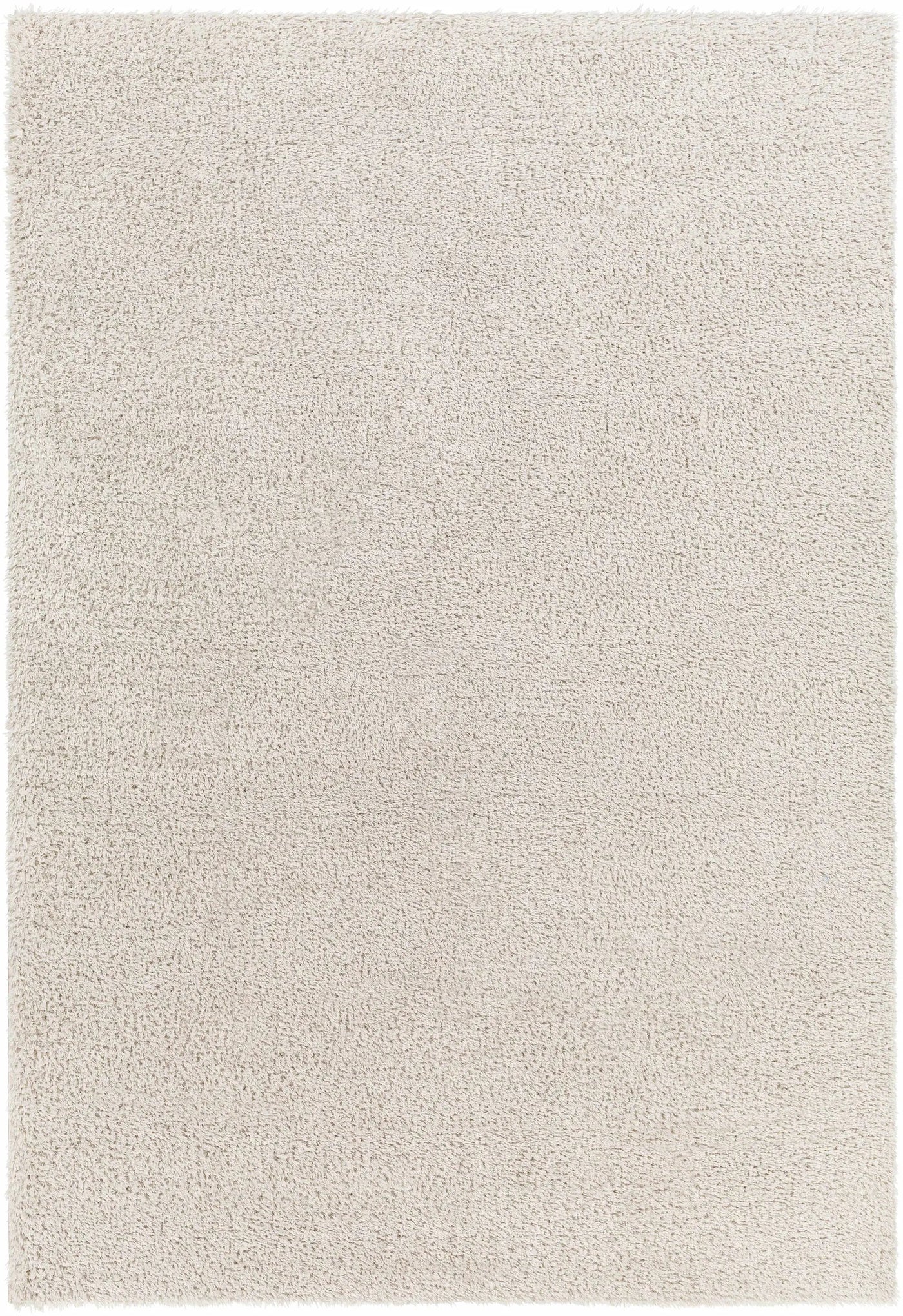 Heavenly Solid Beige Plush Rug by Hauteloom