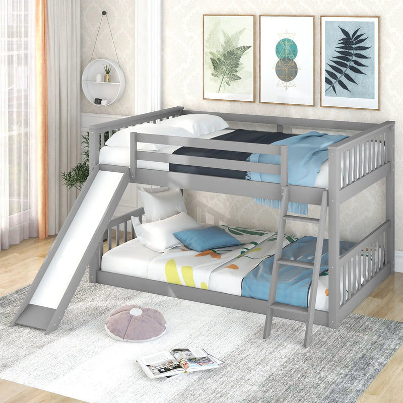 Bunk Bed & Convertible Slide And Ladder by Unique Piece Furniture