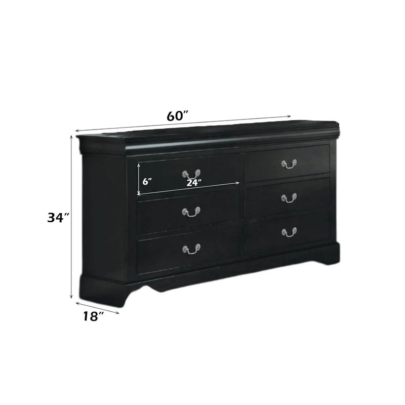 Louis Philippe III - Dresser, Durable Construction by Unique Piece Furniture