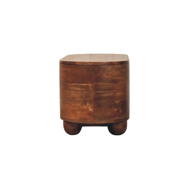 Solid Wood Curva Storage Trunk by HouseOfZazla