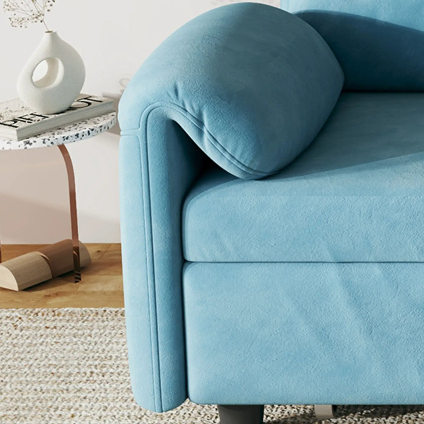 Sofa, Dual Purpose Lounge With Retractable Queen Size Bed by Unique Piece Furniture