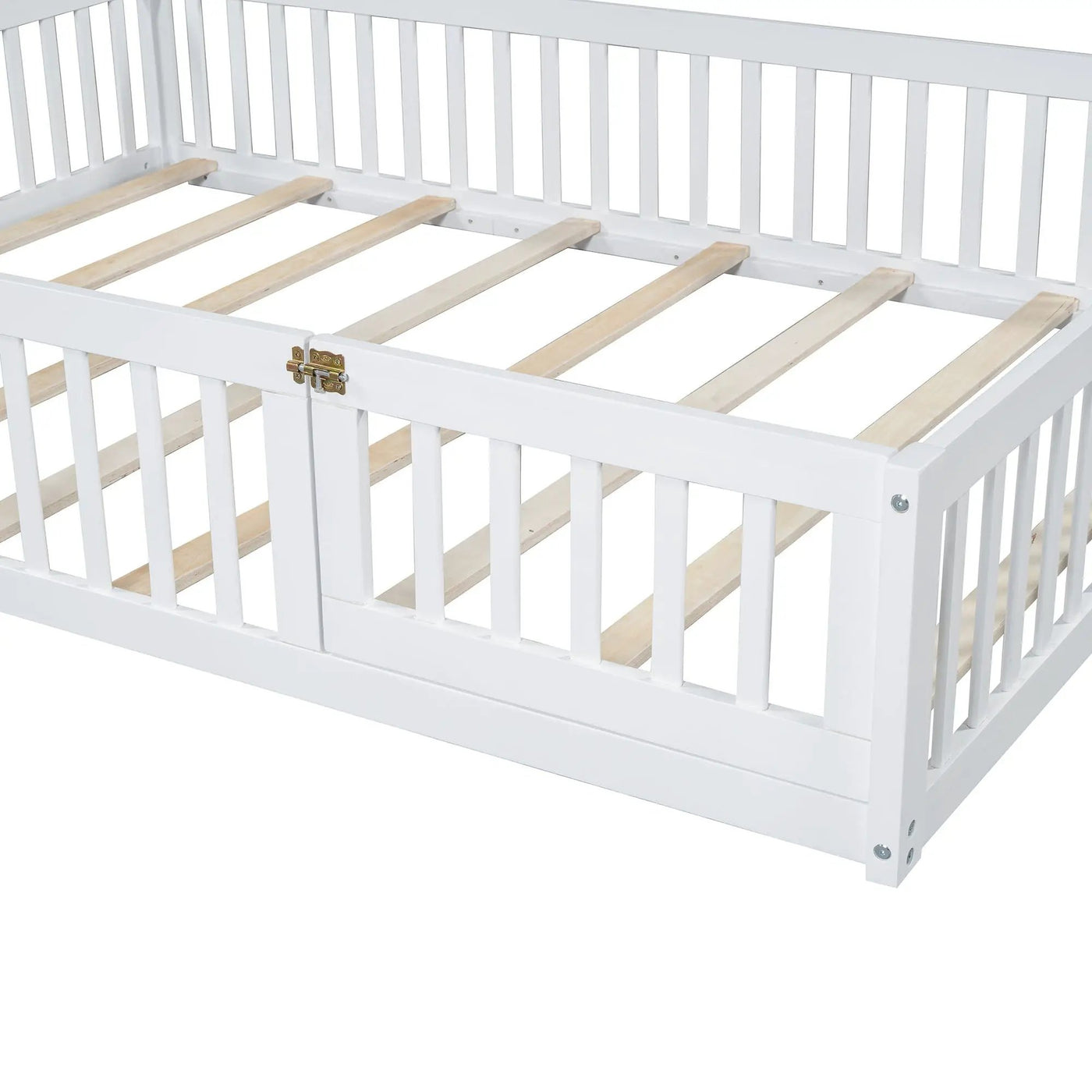 House Platform Bed With Guardrail by HouseOfZazla
