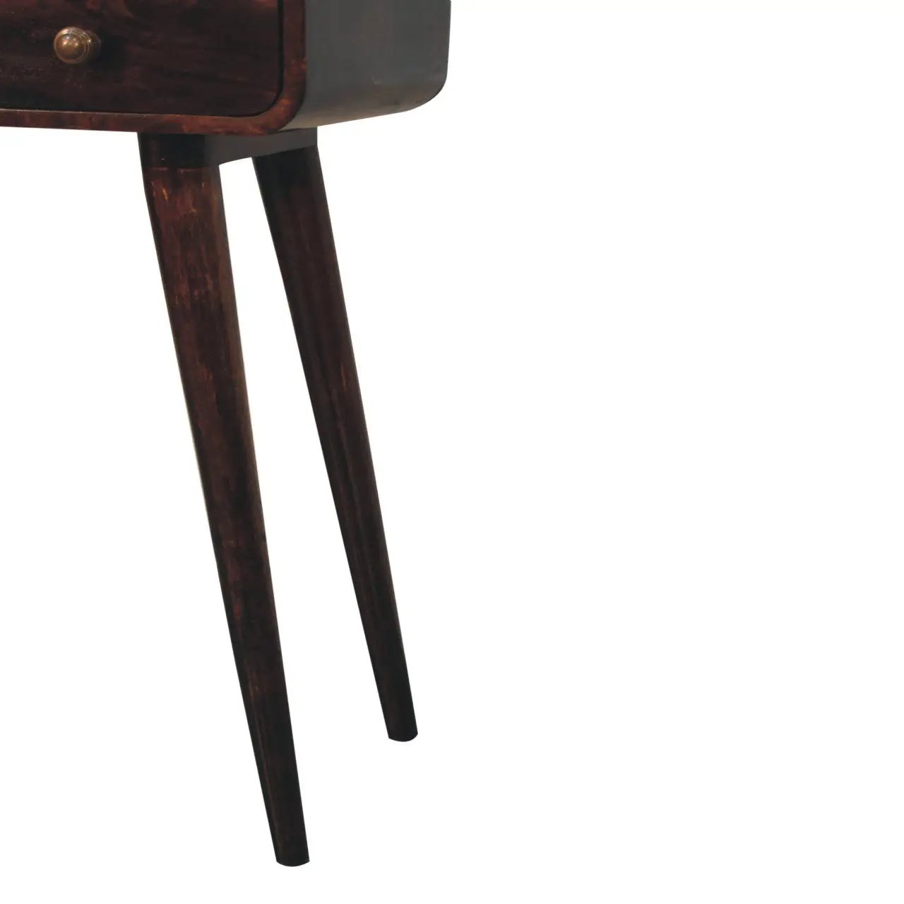 Solid Wood Curved Console Table by Unique Piece Furniture