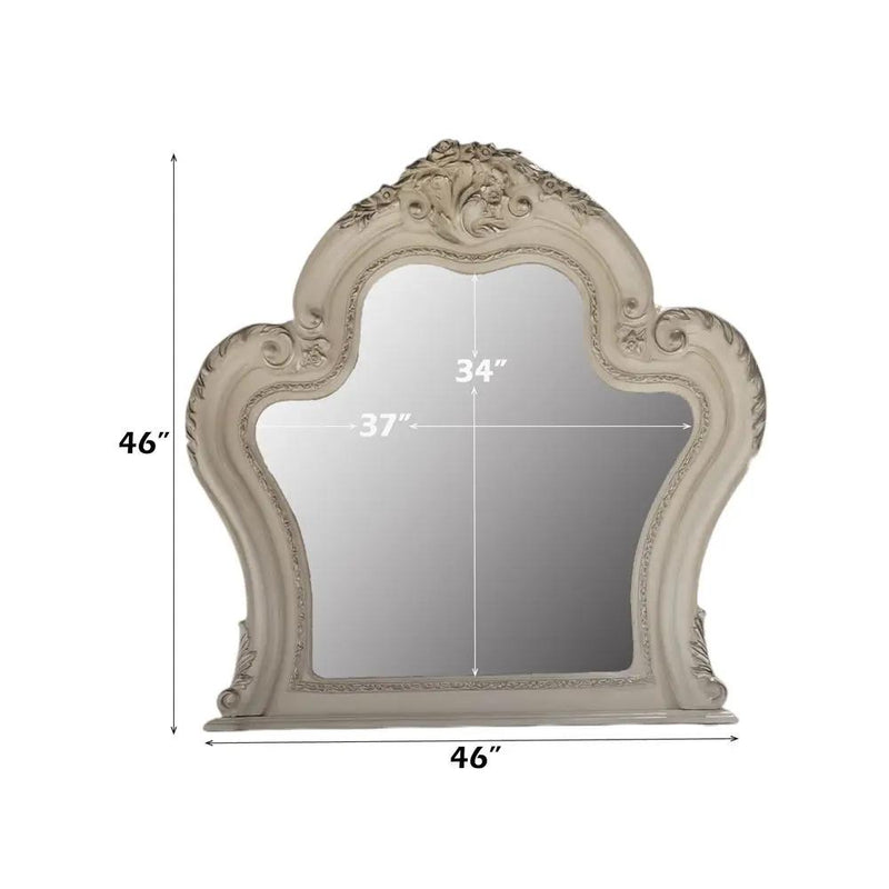 Dresden II - Mirror - Bone White by Unique Piece Furniture