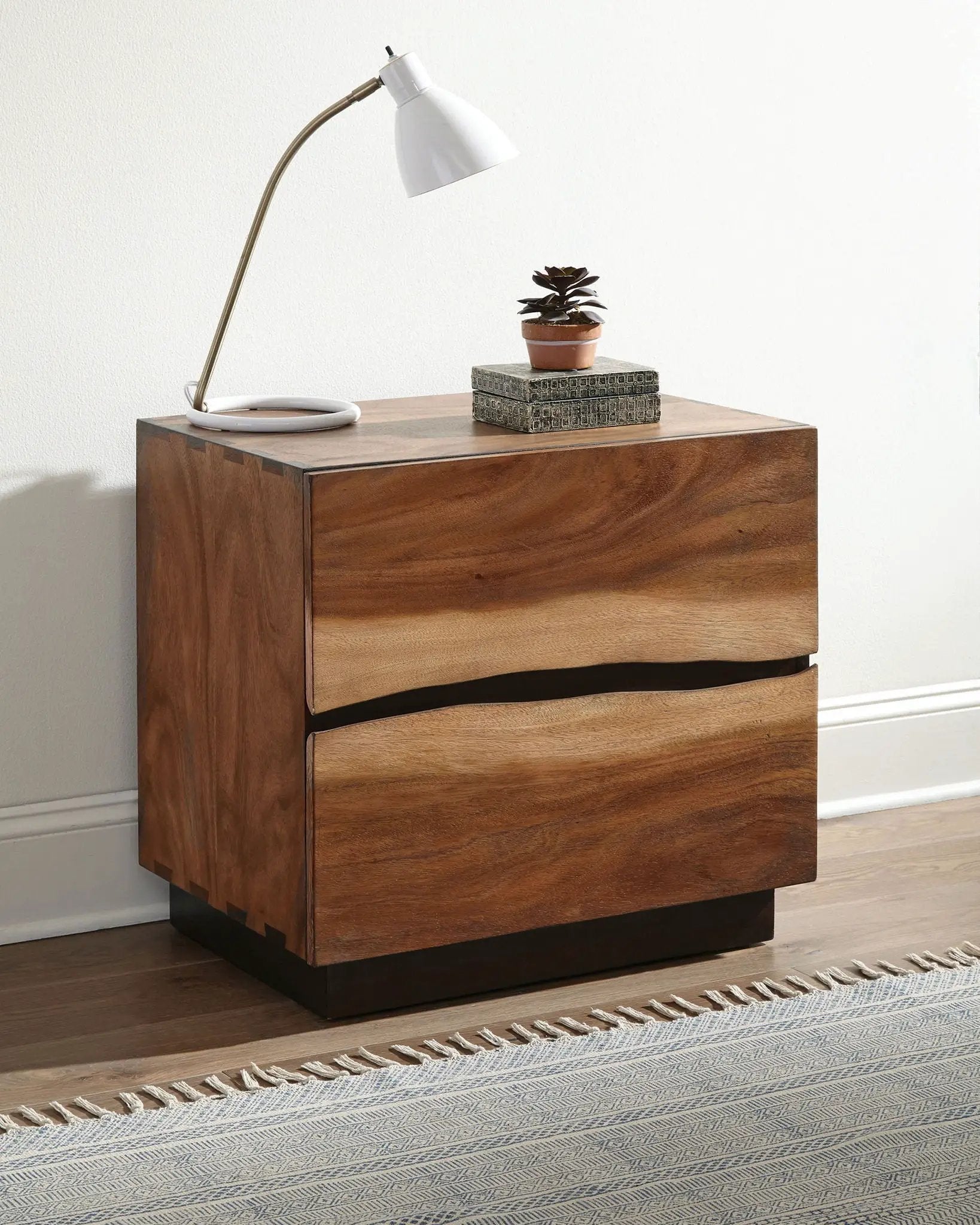 Winslow 2-drawer Nightstand Smokey Walnut by Unique Piece Furniture
