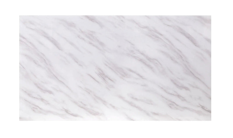 Zander Printed Faux Marble Top Mirrored Coffee Table by HouseOfZazla