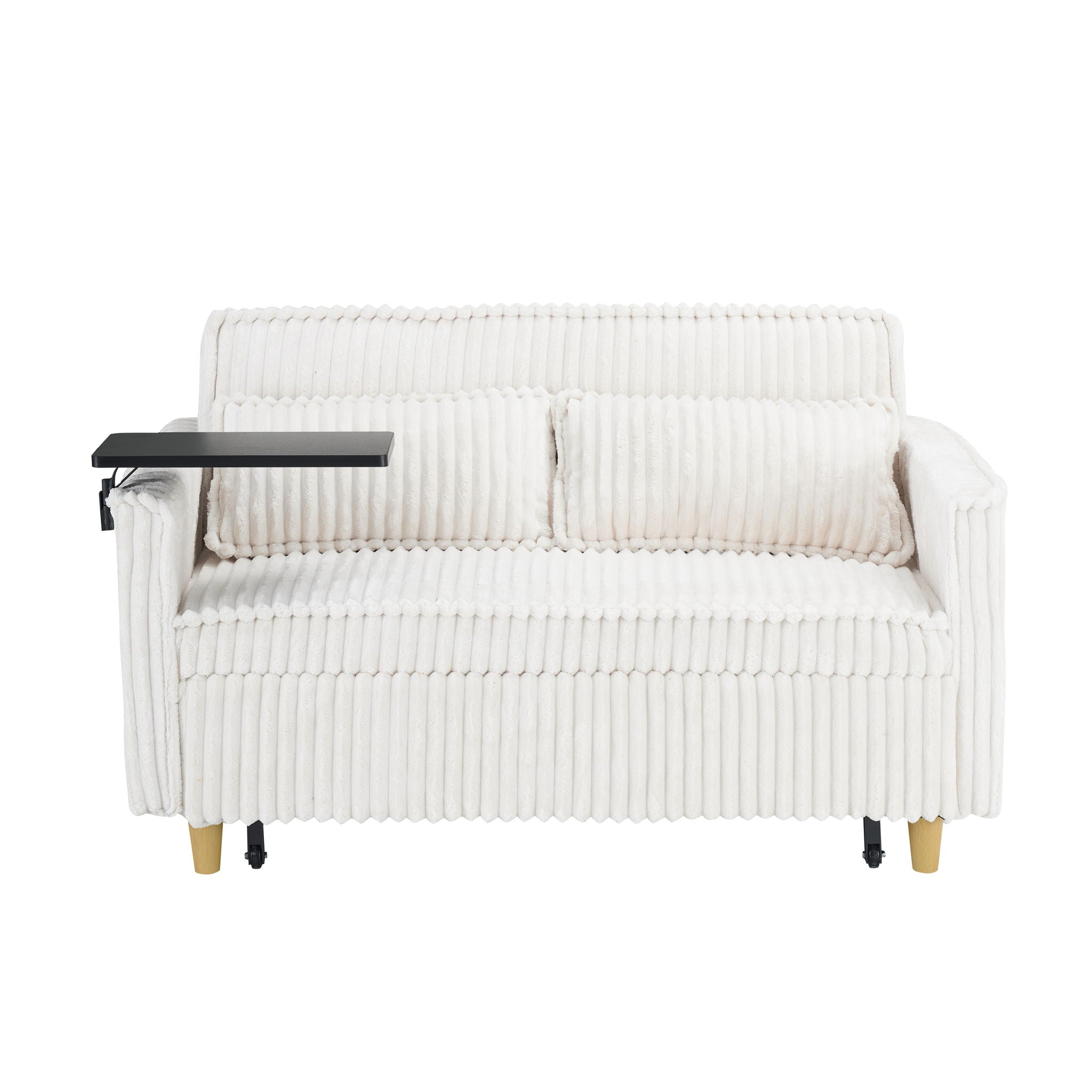 Pull Out Sofa With Movable Tabletop And USB Ports by HouseOfZazla