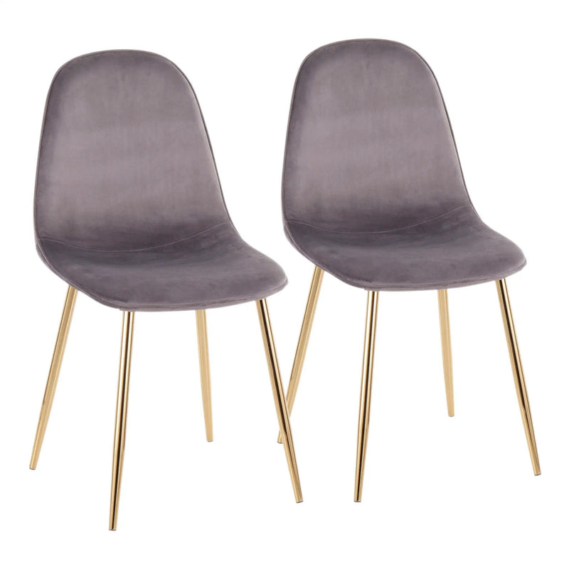 Pebble - Contemporary Modern Design Chair (Set of 2) by Unique Piece Furniture
