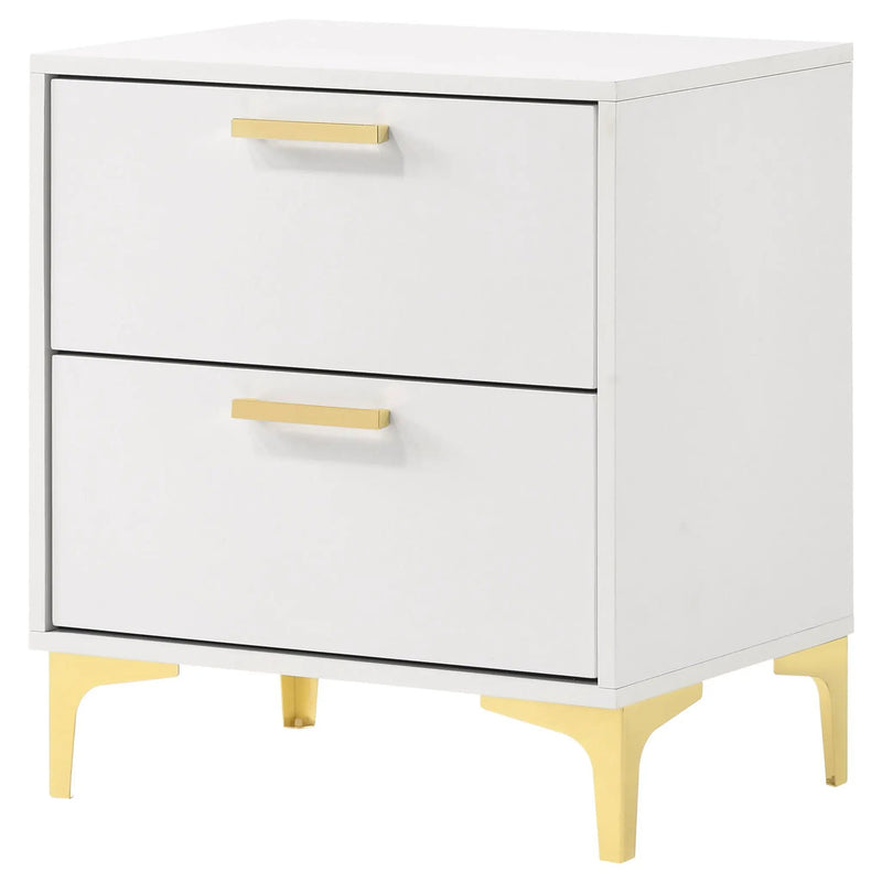 Kendall 2-drawer Nightstand White by Unique Piece Furniture