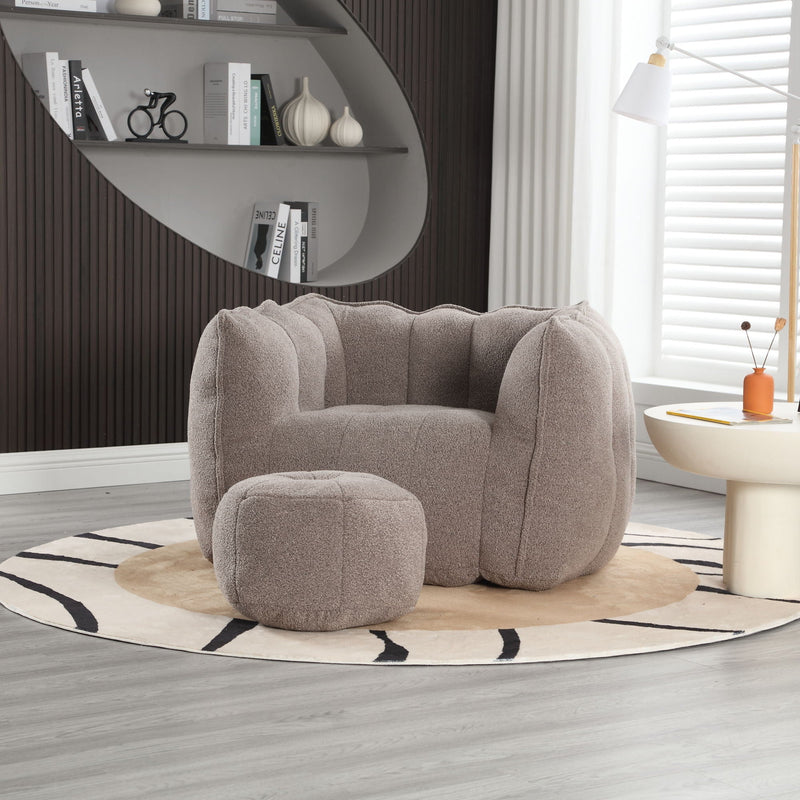 Soft Bean Bag Chair With High Resilient Foam by HouseOfZazla