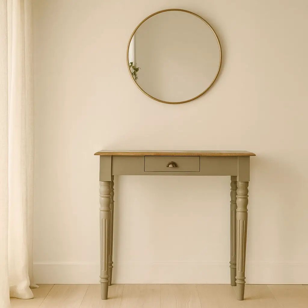 Hand Painted Writing Desk - Gray by Unique Piece Furniture