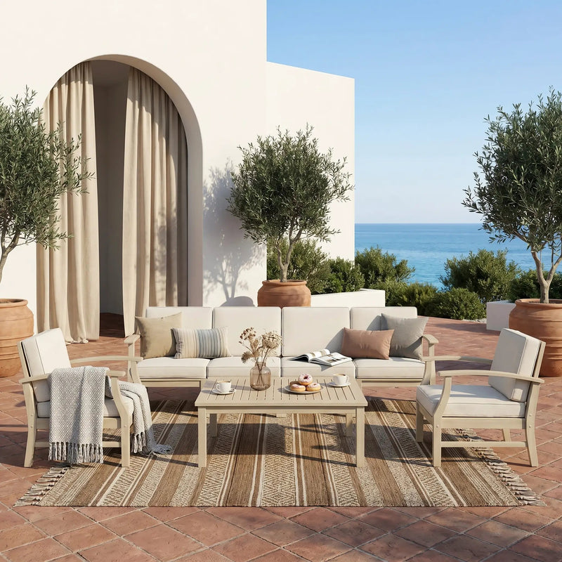 Perla Patio Conversation Set with Cushions by HouseOfZazla