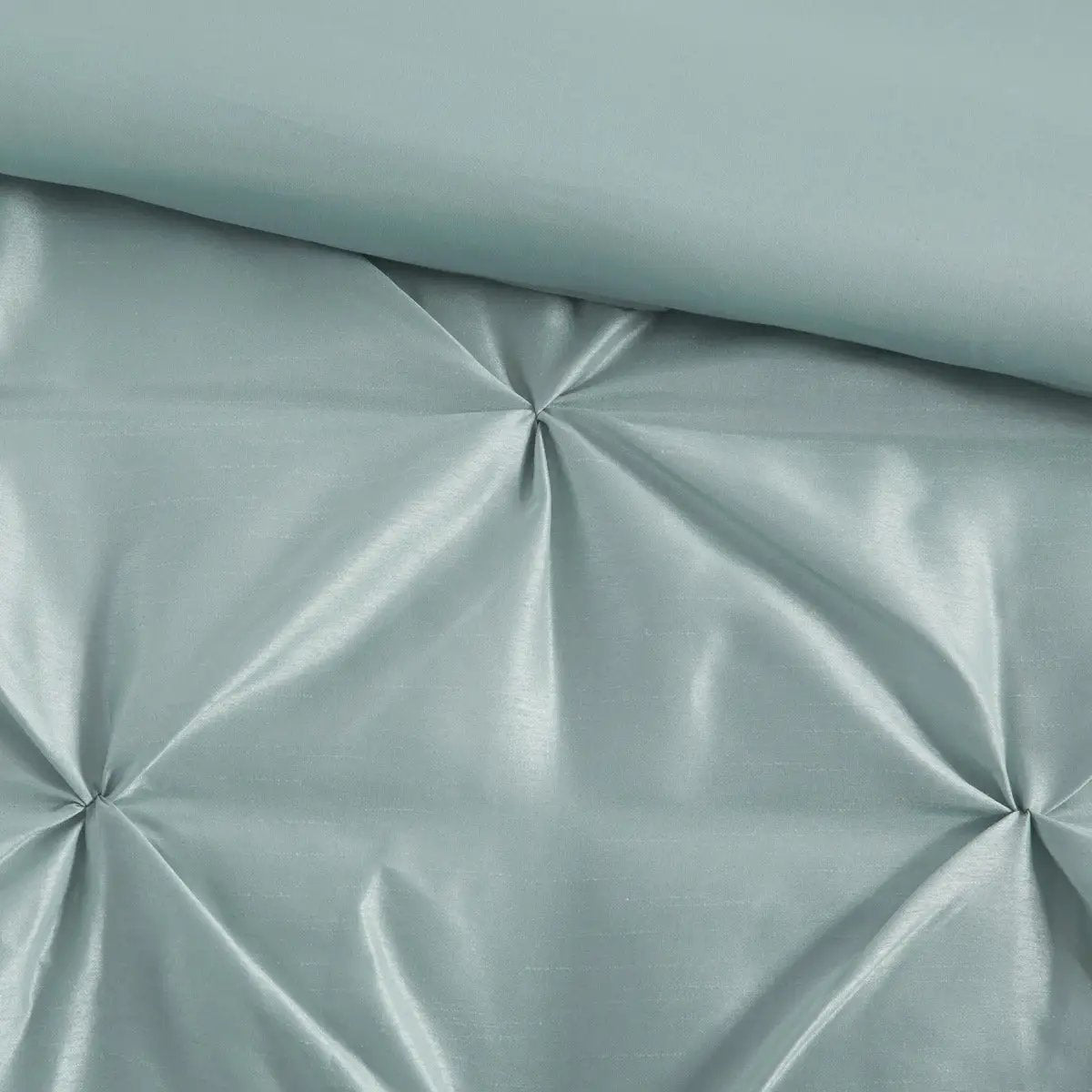 7 Piece Tufted Comforter Set Seafoam King by HouseOfZazla