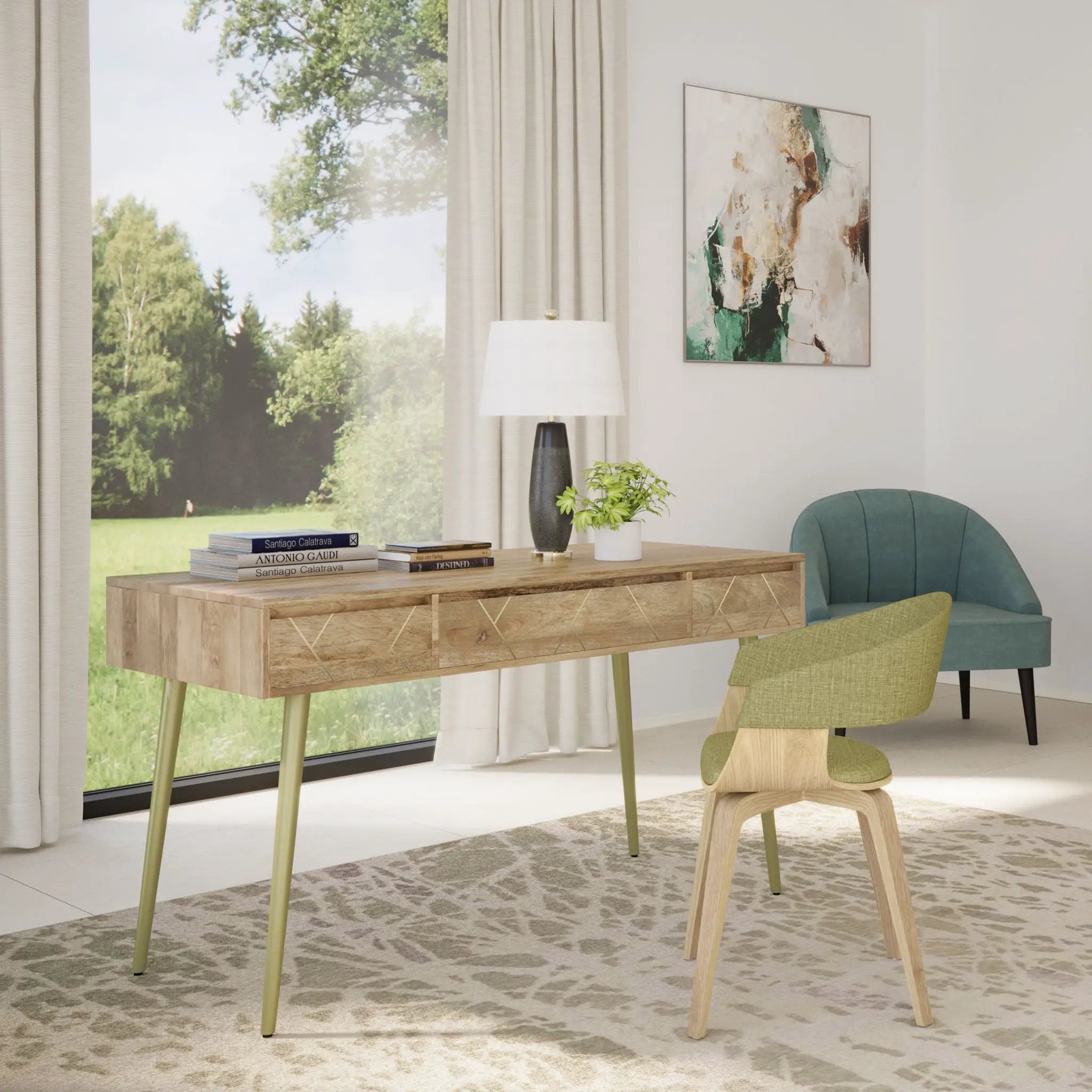 Jager - Desk - Natural by HouseOfZazla