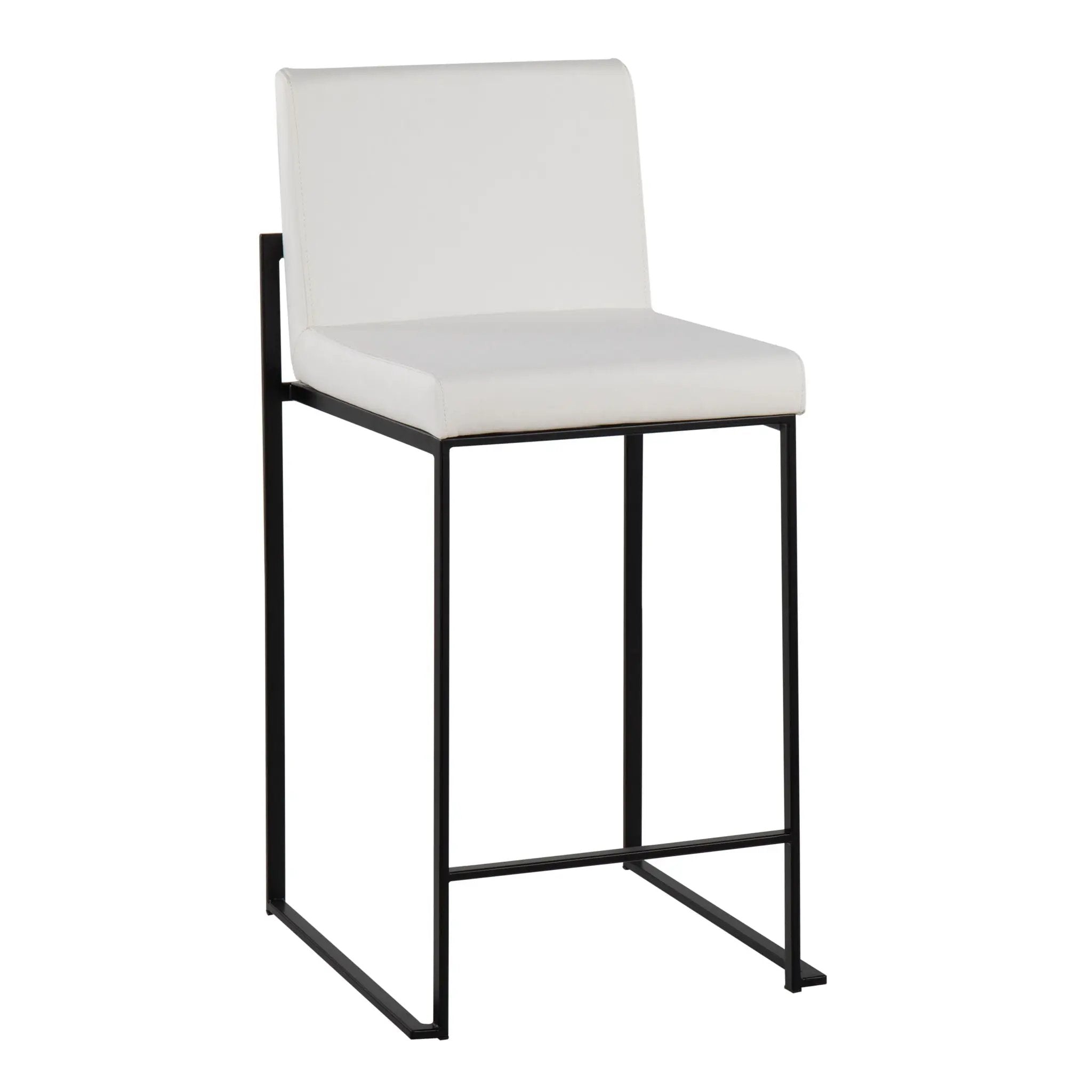 Fuji - Contemporary Modern Elegance, High Back Counter Stool by HouseOfZazla