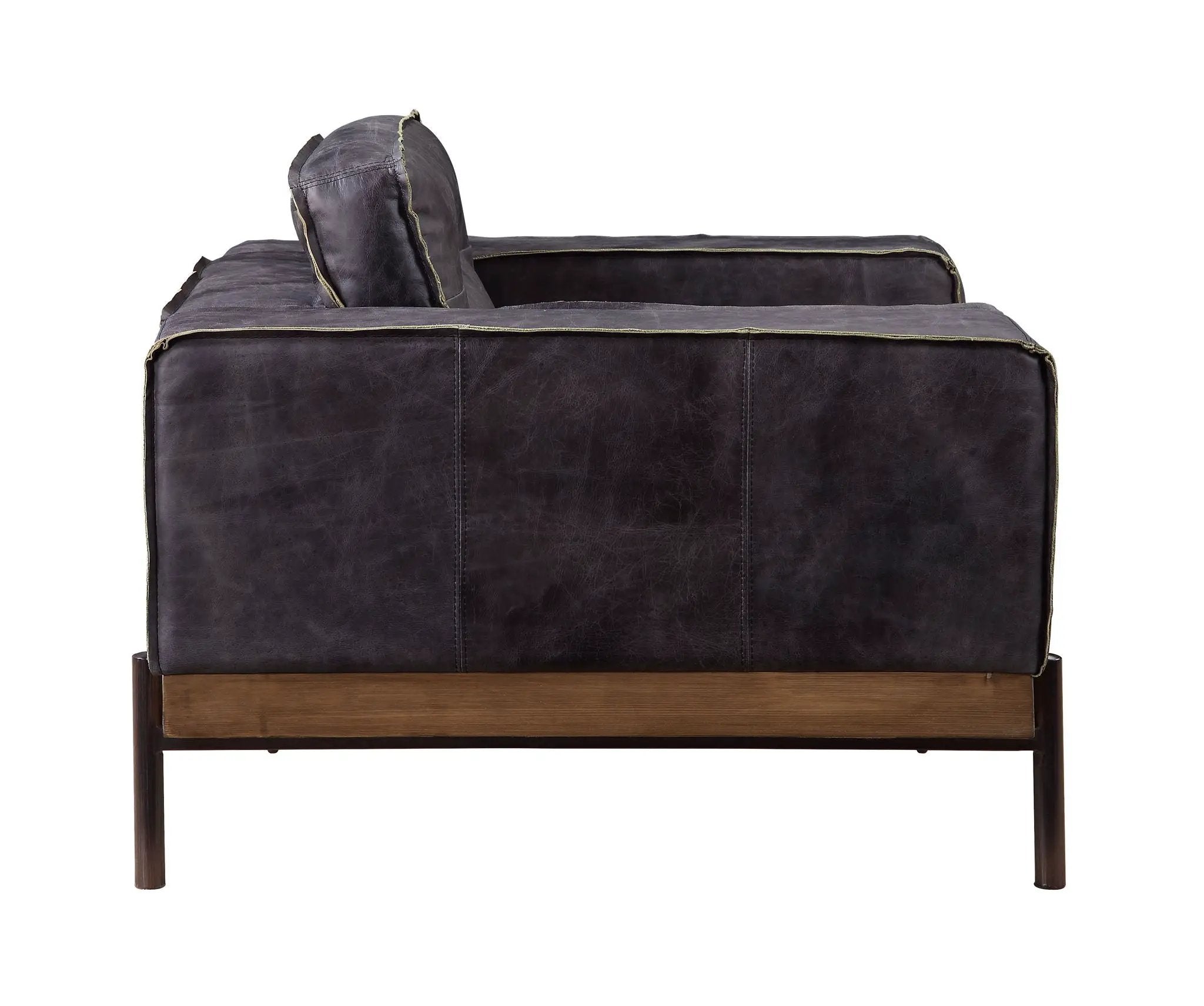Silchester - Sofa - Antique Ebony Top Grain Leather by Unique Piece Furniture