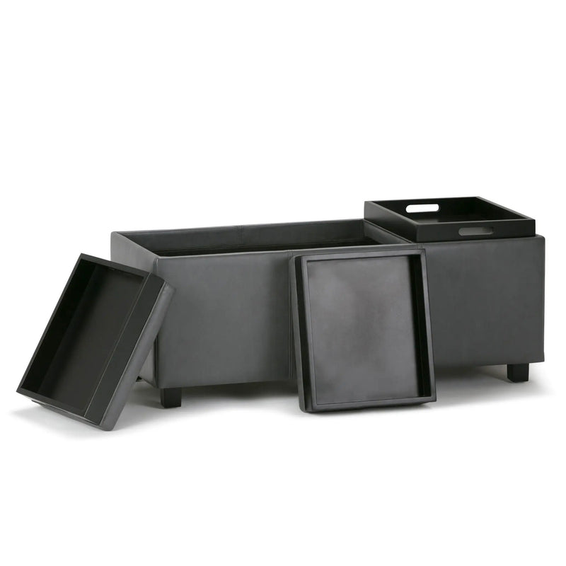 Avalon - Upholstered Storage Ottoman by HouseOfZazla
