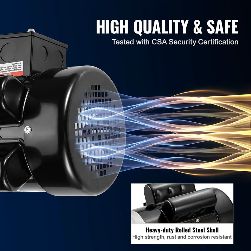 1.5HP Electric Motor 3450 RPM AC 115V/230V by HouseOfZazla