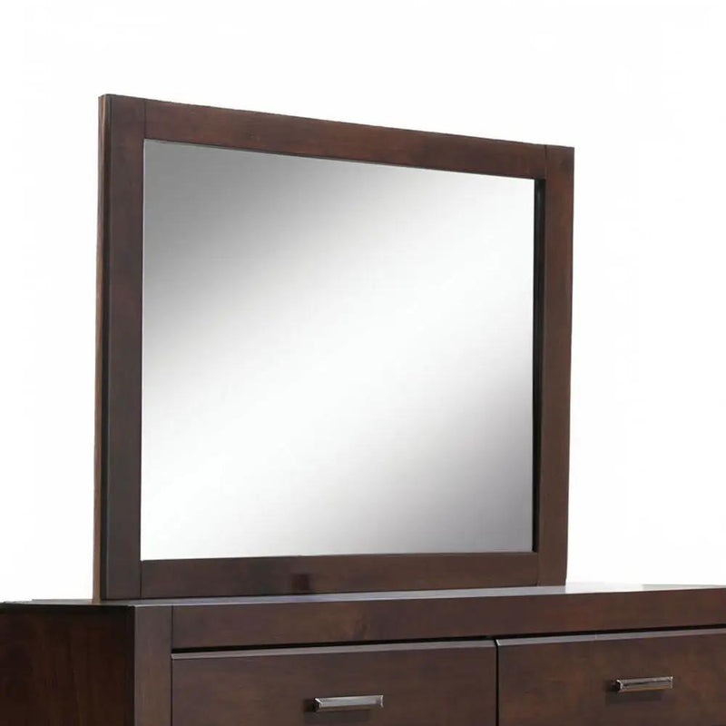 Oberreit - Mirror - Walnut by Unique Piece Furniture