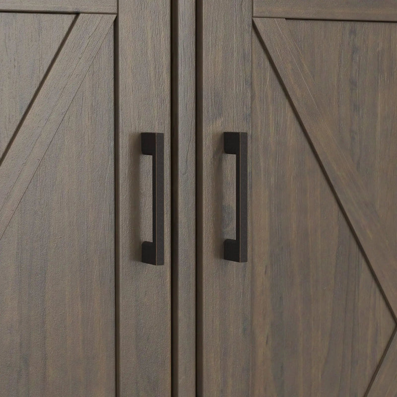Ela - Wide Storage Cabinet - Smoky Brown by HouseOfZazla