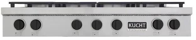 Kucht 48" Stainless Propane Cooktop,, KFX489T/LP-K by Farmhouse Kitchen and Bath