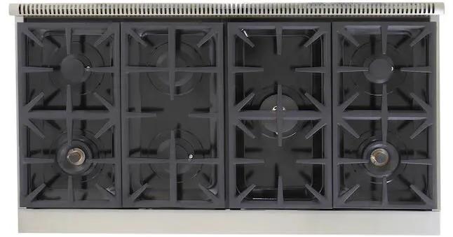 Kucht 48" Inch Gas Sealed Burner Rangetop, KFX489T-K by Farmhouse Kitchen and Bath